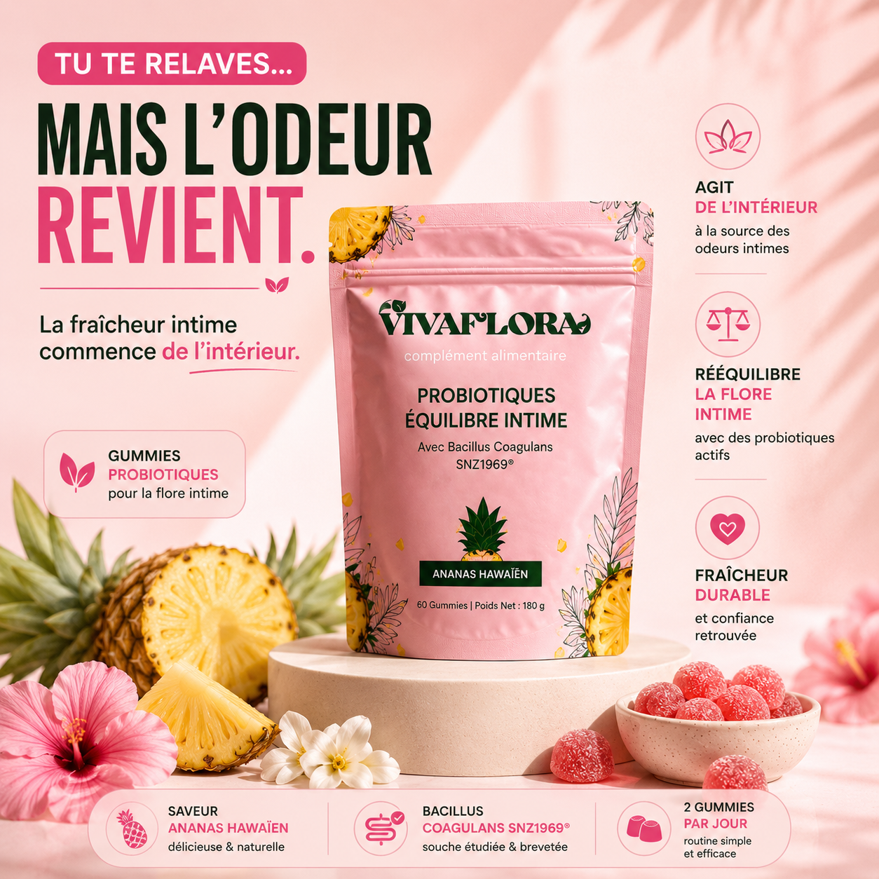 VivaFlora™ - Gummies Equilibre Intime 🇧🇯