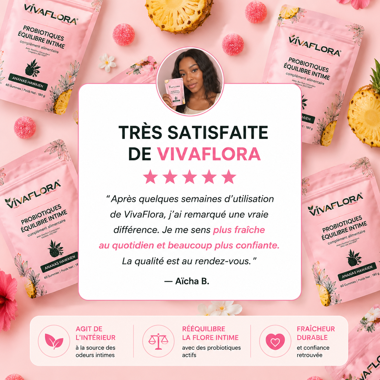 VivaFlora™ - Gummies Equilibre Intime 🇧🇯