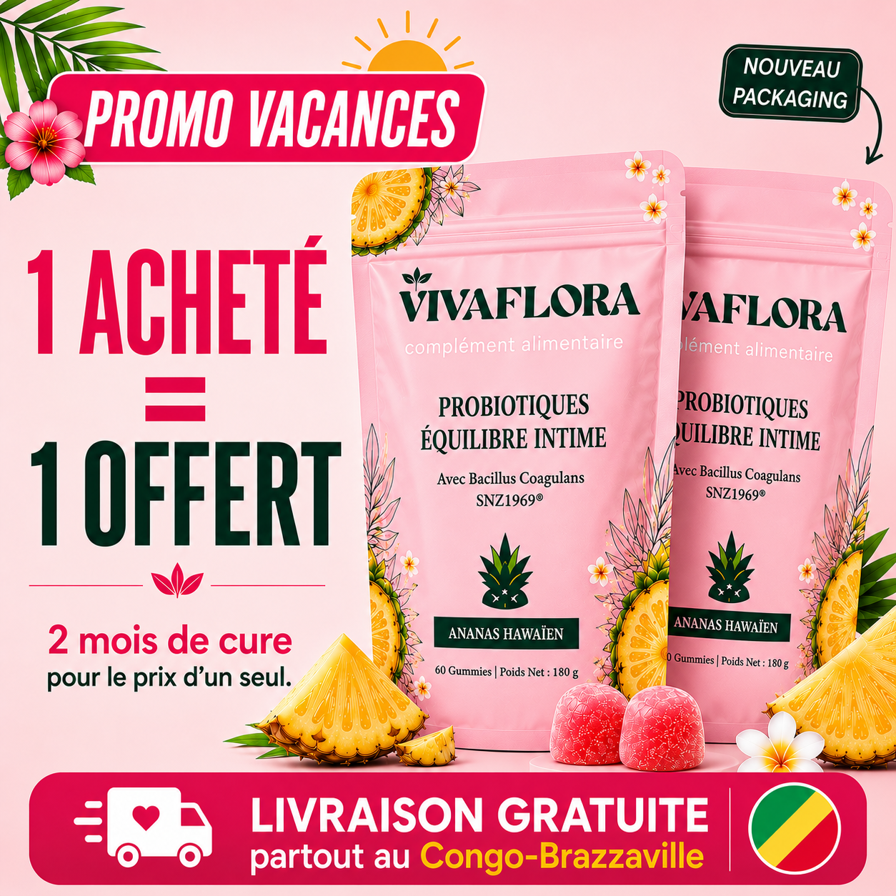 VivaFlora™ - Gummies Equilibre Intime🇨🇬